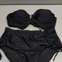 BMJL Womens High Waisted Bikini Sets Slimming Tummy Control Swimsuits Mesh Halter Bathing Suit, Size XL