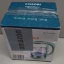 Cosori Electric Kettle, No Plastic Contact With Water, Wide Mouth For Easy Cleaning, Auto Shut Off, 1.7L Tea Kettle & Hot Water Boiler, Water Heater & Teapot, Borosilicate Glass, Green, 1500W (1.8 Quarts)