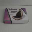 VaygWay Beaded Seat Cushion Car Driver Seat Cover with Durable & Double Strung Natural Wood Beads- Cooling Comfort Ventilated Massaging Support Cushion for Auto Cars -1 Pack Black