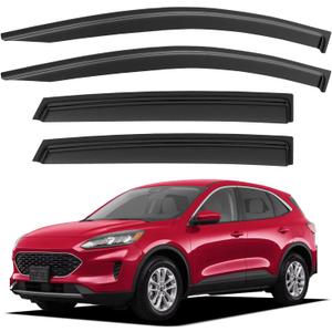 Window Visors Rain Guards for 2020-2026 Ford Escape, Out-Channel Window Vent Wind Deflectors Visors Shades for 20-26 Escape(Not for Active)