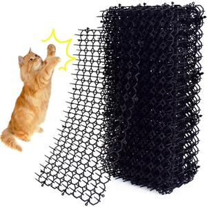 10 Pack 16 x 8 Inch Cat Scat Mat with Spikes, Scat Mat for Cats Cat Deterrent Mat Digging Stopper Repellent Spike Mat 10 Pack 16 x 8 Inch Cat Scat Mat with Spikes, Scat Mat for Cats Cat Deterrent Mat Digging Stopper Repellent Spike Mat