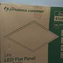 Lithonia Lighting CPX 2x2 LED Flat Panel Light, 2 Ft. x 2 Ft. LED Light Panel, Ceiling Lighting Fixture, 2500/3200/4000 Adjustable Lumens, 3500K/4000K/5000K Switchable CCT, Smooth Satin Lens, White