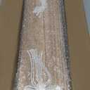 Mkono Macrame Hanging Shelves Boho Wall Decor Set of 2 Rustic Wood Floating Storage Shelf for Bedroom Bathroom Living Room Nursery Dorm Room, Display Shelving for Hanging Plants Photos (White)