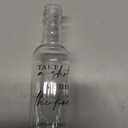 Bokon 50 Pcs Mini Wedding Liquor Bottles Take a Shot We Tied The Knot Shot Glasses for Guests 1.7 Fl Oz/ 50 ml Plastic Reusable Empty Bottle with Cap Funnel Acrylic Mini Glasses for Bridal (Black)