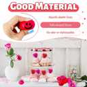 32 Pcs Heart Stress Balls,Smile Mini Heart Foam Balls,1.57" Hearts Squeeze Ball for Stress Relief,Valentines Day,Party Favors,Classroom Reward,Gift Bag Fillers(2 Colors)
