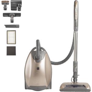 Kenmore Elite 700 Series Bagged Canister Vacuum with 2-Motor System, Powerful Suction, HEPA Filter, Pet PowerMate for Pet Hair, Thick Carpet, Hard Floors, Stairs and More, Gold