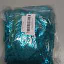 10 Pcs Sequin Chair Sashes Stretch Chair Bands Spandex Polyester Bows for Party Hotel Wedding Banquets Decoration - Teal