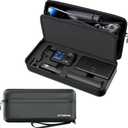 CYNOVA Carrying Bag for DJI Osmo Action 4/5 Pro, PU Storage Protective Bag for DJI Osmo Action 4/5 Pro Adventure Combo Accessories, Protective PU Storage Accessories