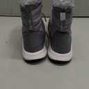 DREAM PAIRS Girls Boys Winter Snow Boots, Slip Resistant Faux Fur Lined, Windproof Warm Slip-On Boots for Kids (5 Big Kid, Grey)