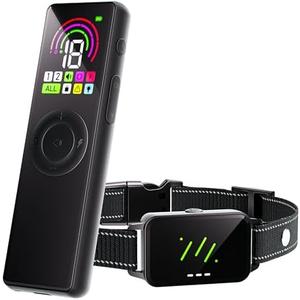 Hopaoo Dog Shock Collar 4500FT-Dog Training Collar with Remote for Small Medium Large Dogs10-120lbs,Waterproof Collars,Electric Dog Collar with Adjustable Beep(1-10),Vibration,Safe Shock Modes