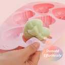 Heart Chocolate Molds Valentine's Day Silicone Molds Colored Heart Shaped Mold for Candy Jelly Cake Resin Soap Candle DIY Crafts