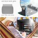 Laptop Sun Shade, Fits 13-16 inch Laptop, UV-Heat Reflective & Water-Resistant Material, Easy to Carry Computer Case for Working Outside,Travel, Beach (Light Grey)