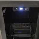  Cooler Refrigerator with Glass Door, Mini  Fridge for Red, White and Champagne, Built-in Cellar, 40-61F Digital Temperature Control, Indoor Use (Black)