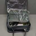 Vingud Electric Lunch Box 100W, 4 in 1 Heated Lunch Box for Adults, Portable Heating Lunch Box for Work/Car/Truck, with 1.8L Stainless Steel Container, 12V 24V 110V 220V, Green Grey