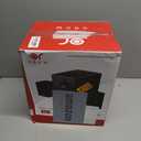 OROW S211 New USB-Powered 2.1 Multimedia Speakers System with Subwoofer,16W Computer Speakers,Strong Bass,3.5mm Audio Inputs,Great for PC/PS4/TV (Wooden)