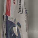 BLACK+DECKER Easy Steam Compact Iron for Clothes, Automatic Shutoff, Nonstick Plate, Light Weight, 1200 Watts (Standard)