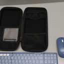 Foldable Keyboard and Mouse, Samsers Folding Bluetooth Keyboard Combo, 2.4G + BT5.0 x 2, Full-Size Portable Travel Keyboard & Rechargeable Wireless Mouse for Windows Android iOS Mac OS, Blue