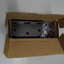 6 Pack Matte Black Interior Door Hinges 3.5" x 3.5 Inch Rounded 5/8" Radius Corners Heavy-Duty Mat Hinge Sturdy Flat Iron Construction Standard Residential Hardware for Bedroom Home Indoor Doors