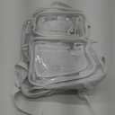 PACKISM Clear Backpack for School - 17 inch Large Heavy Duty Clear Bookbag, See Through PVC Backpacks (for age 12 above) (Light White 17")