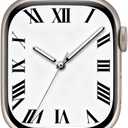 V.R.HOPE Apple Watch Band for Women 38mm 40mm 41mm 42mm Fashion Rose Gold Stainless Steel Metal Strap with Resin Inlay, Fashion Bracelet Compatible with iWatch Series 11 （Starlight+Starlight)