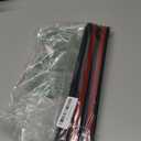 36 Under Door Draft, Door Draught Excluder for Bottom of Doors, PVC Door Seal for Protection from Sound, Cold, Moisture and Insects, (Black)