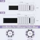 Sportneer Wrist & Ankle Weights for Women Men - 1 Pair (1 lb Each) | Adjustable Weighted Bracelet Silicone Bangles for Yoga, Dance, Pilates, Cardio, Aerobics, Gym, Pool Exercises and Jogging (Rhino Grey, 1 LB x 2)