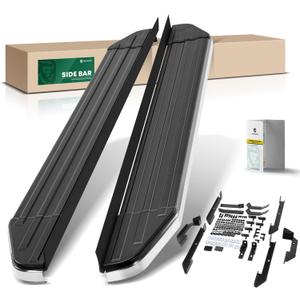 YHTAUTO 5.5" Running Boards Side Steps Fit Chevy Trailblazer 2021 2022 2023 2024, 68" with Short Rubber Strip Length, Aluminum Black Powder, Cab Side Step Rails Off-Road Exterior Accessories YHTAUTO 5.5" Running Boards Side Steps Fit Chevy Trailblazer 2021 2022 2023 2024, 68" with Short Rubber Strip Length, Aluminum Black Powder, Cab Side Step Rails Off-Road Exterior Accessories