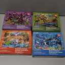 QUOKKA 100 Piece Puzzles for Kids Ages 4-6 - 4 Jigsaw Puzzles for Kids Ages 6-8 - Search and Find Game with Animals, Dinosaurs for Children 5-8 - Learning Educational Toys for Boys and Girls 8-11