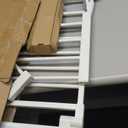 Babelio 29-55 Inch Extra Wide Baby/Dog Gate, PressGuard P7, Metal Auto Close, Pressure Mounted Pet Door for Doorways, NO Need Tools and Drilling, with Wall Cups, White