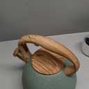 POLIVIAR Tea Kettle, 2.7 Quart Stovetop Tea Kettle, Audible Whistling Teapot with Crackle Finish, Food Grade Stainless Steel for Anti-Rust, Anti Hot Handle, Suitable for All Heat Sources (JX2023-LRG)