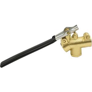 1/4" Carpet Cleaning Wand Angle Valve, Brass Angled Flow Control Valve for Carpet Extractor Upholstery Wand, Angle Valve Handle for Carpet Cleaner