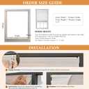 No Drill Cordless Roman Shades for Windows No Tools Roman Shades, Blinds for Indoor Windows, UV Protection (Linen, 23" W x 48" H)