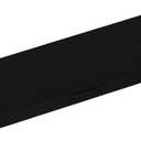 downluxe Outdoor Bench Cushion Waterproof, 42 x 18 Inch Patio Furniture Cushions with Adjustable Ties & Portable Handle, Porch Swing Cushions, Bench Cushions for Outdoor Furniture, Black