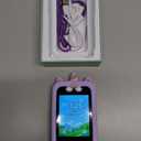 Kids Smart Phone for Girls, Christmas Birthday Gifts for Girls Age 3-10 Kids Toys Cell Phone, 2.8" Touchscreen Toddler Learning Play Toy Phone with Dual Camera, Game, Music Player, 8GB Card Purple