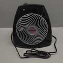 Vornado MVH Space Heater 3 Heat Settings Adjustable Thermostat TipOver Protection Auto Safety ShutOff System Indoor Use Whole Room Black