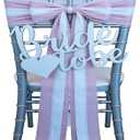 Bride to be' chair Wood Sign - Reception Wedding Decor with Ribbon- Engagement Wedding Party Table Decor for Ceremony Gifts for Bride Bridegroom Newlyweds