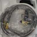 Giraffe Tools Grandfalls Retractable Pressure Washer G20, 2500 PSI 2.2 GPM, Wall Mounted with 65FT Hose Reel, 4 Nozzles for Floor/Cars/Fences/Patios, Dark Silver Case with Grey Pressure Hoses