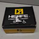 Storeroom Door Handle Heavy Duty Grade 2 Commercial Door Locks, Non-Handed, UL 3 Hour Fire Rated, ADA Compliant, Satin Chrome Finish 26D, 2-3/4''Backset, X-XG-ST-70