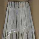 4Pack Linen Sheet Organizers and Storage - King/Queen Size Sheet Storage Organizer with Window, Foldable & Dustproof Sheet Organizer for Linen Closet for Summer Blankets & Sheet Sets,Off-white