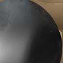 YATINEY Bar Table, Round Bar Table, Counter Height Table, Pub Cocktail Table, Metal Frame, for Bistro, Dining Room, Living Room, Terrace, Black BT05BB