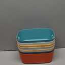 7PCS Drawer Organizer Bins, Small Plastic Storage Bins Storage Containers for Snack Makeup Kitchen Pantry Bathroom Cabinet Organization and Storage Bin Organizing Boxes (Large, 7 Mixed Color)