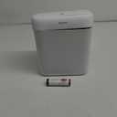 Bathroom Small Trash Can with Lid, 10L / 2.7 Gallon Slim Garbage Bin Wastebasket with Press Top Lid for Bedroom, Rv, Office, Kitchen, Craft Room