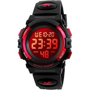 Dayllon Kids Digital Watch Boys Outdoor Sports 50M Waterproof Girls Watches Alarm Clock 12/24 H Stopwatch Calendar for Ages 3-15 Boy Girl Wristwatch Kids Gift