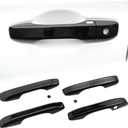 Gloss Black Door Handle Cover Protector Compatible for Honda Civic Accord CR-V HR-V Acura Door Handle Cap 2023-2026 Accessories 4pcs Exterior Parts