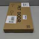 Dog Gate - 18"-45" Adjustable Extra Wide Metal Baby Gate to Step Over, 10" Tall Small Pet Gate with 3 Extension Kits, Pressure Mounted for Doorways & Stairs (White)