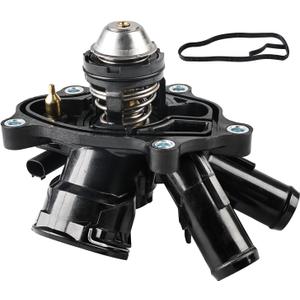 WMPHE Engine Coolant Thermostat Housing Assembly Compatible with Mercedes-Benz C250 2012-2015 Mercedes-Benz SLK250 2012-2015 Replacement For 2712000115 2712000315 2712000215