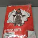 Morph Scary Pumpkin Costume With Pitchfork and Mask, Scary Halloween Costumes For Kids Pumpkin Costume Kids Reaper Costumes (Large)