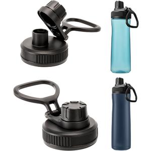 2Pcs Water Bottle Lid Replacement for Contigo wide mouth bottle, Lids replacement Compatible With Contigo 24 OZ 32 OZ 40 OZ, Leak-Proof Dust-Proof, Handle Easy to Carry, BPA Free