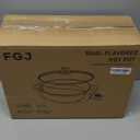 Hot Pot Electric Hot Pot with Divider, Large 6L Nonstick Dual-Sided Shabu Shabu Pot Dual-Flavor hotpot electric 1500W with Adjustable 5-Temperature Control Perfect for Family Dinners & Parties