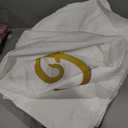 8x6ft Happy Birthday Backdrop Simple Gold Birthday Photography Background Kids Adults Girl Boy Birthdays Party Photo Booth Props (White)